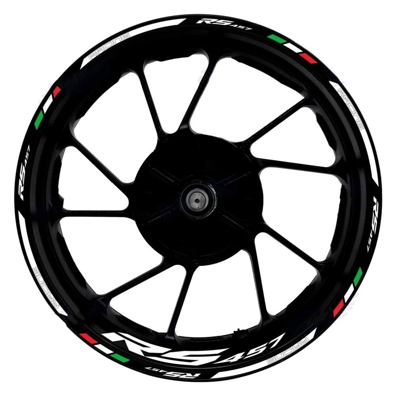 Motorrad-Rad-Aufkleber, Wasserdicht, 43,2 cm (17 Zoll) Felgenband Für RS457 RS 457