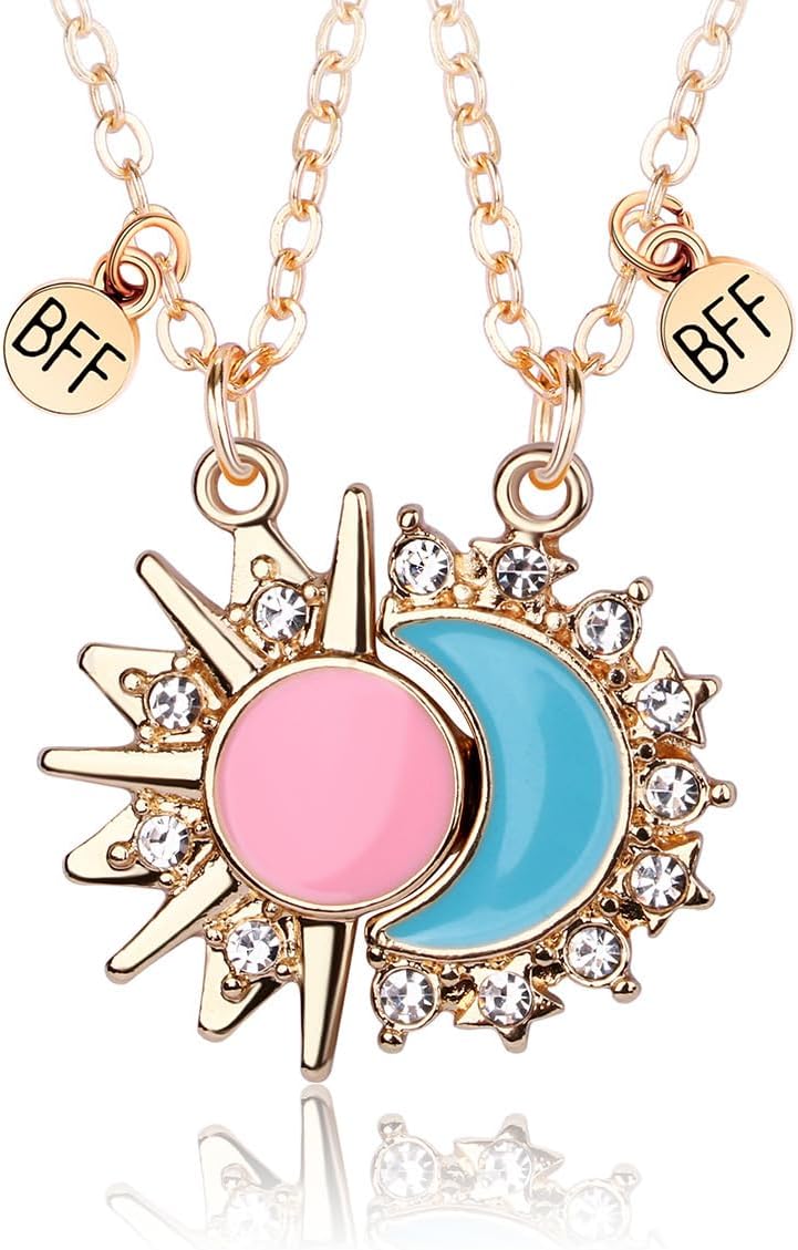 Sun And Moon Matching Necklace for 2, Magnetic Ireland Ubuy