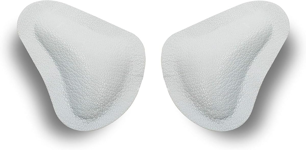 Pedag T-Form | German Made | Metatarsal Foot Pads for Pain Relief | Anatomically Correct | Vegetable Tan Leather | Self Adhesive | White | Size Med, Fits US W 8-10 / US M 7 | 1 Pair