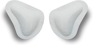Pedag T-Form | German Made | Metatarsal Foot Pads for Pain Relief | Anatomically Correct | Vegetable Tan Leather | Self Adhesive | White | Size Small, Fits W 5-7 | 1 Pair