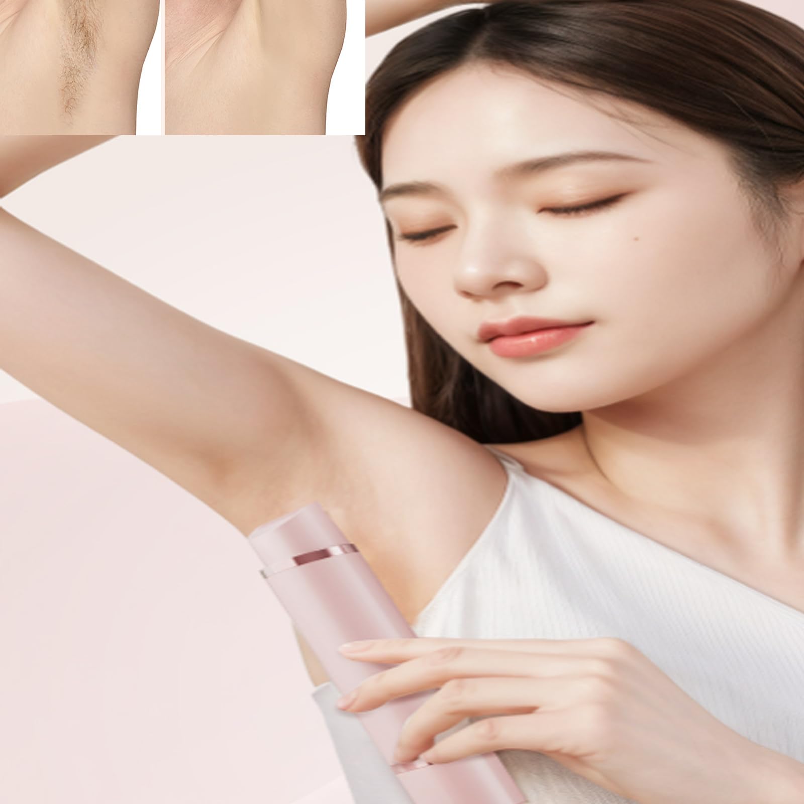 Comfort 2 in 1 Electric Lady Shaver,Calculation Shaver,Caliculation Shaver,Velvex Razor,Lazzda Shaver,Calculation Razor,The Trimmie 2.0 by Ezme,Waterproof Wet & Dry Use Dual Head Trimmer Women (Pink)