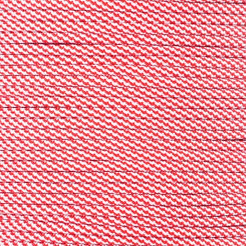 Paracord Planet Holiday Colors 550 Paracord – Great for DIY, Bracelets, and Lanyards – Candy Cane (10 Feet)