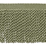 DÉCOPRO 5 Yard Value Pack - 6 Inch Long SAGE Green Bullion Fringe Trim, Style# BFS6 Color: L83 (15...