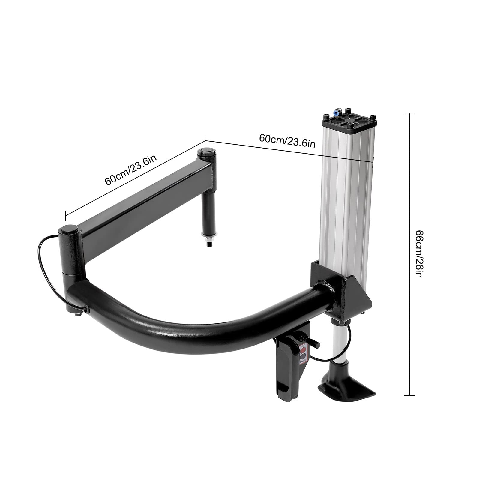 Tire Changer Assist Arm Left Assistance Auxiliary Arm Accessory for Tire Changer Machine Left Auxiliary Arm Car Wheel — view 2