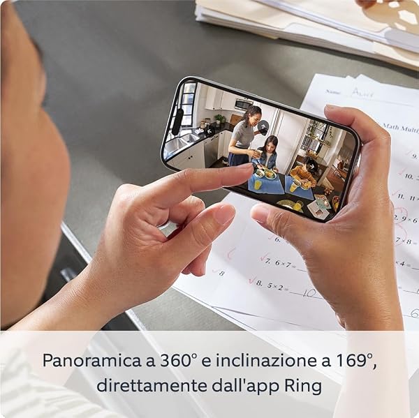 Introducing Ring (Pan-Tilt Indoor Camera) | Plug-in Security Camera | 360° Panoramic, 169° Tilt | Ring Protect: 30 Days Free Trial - 3
