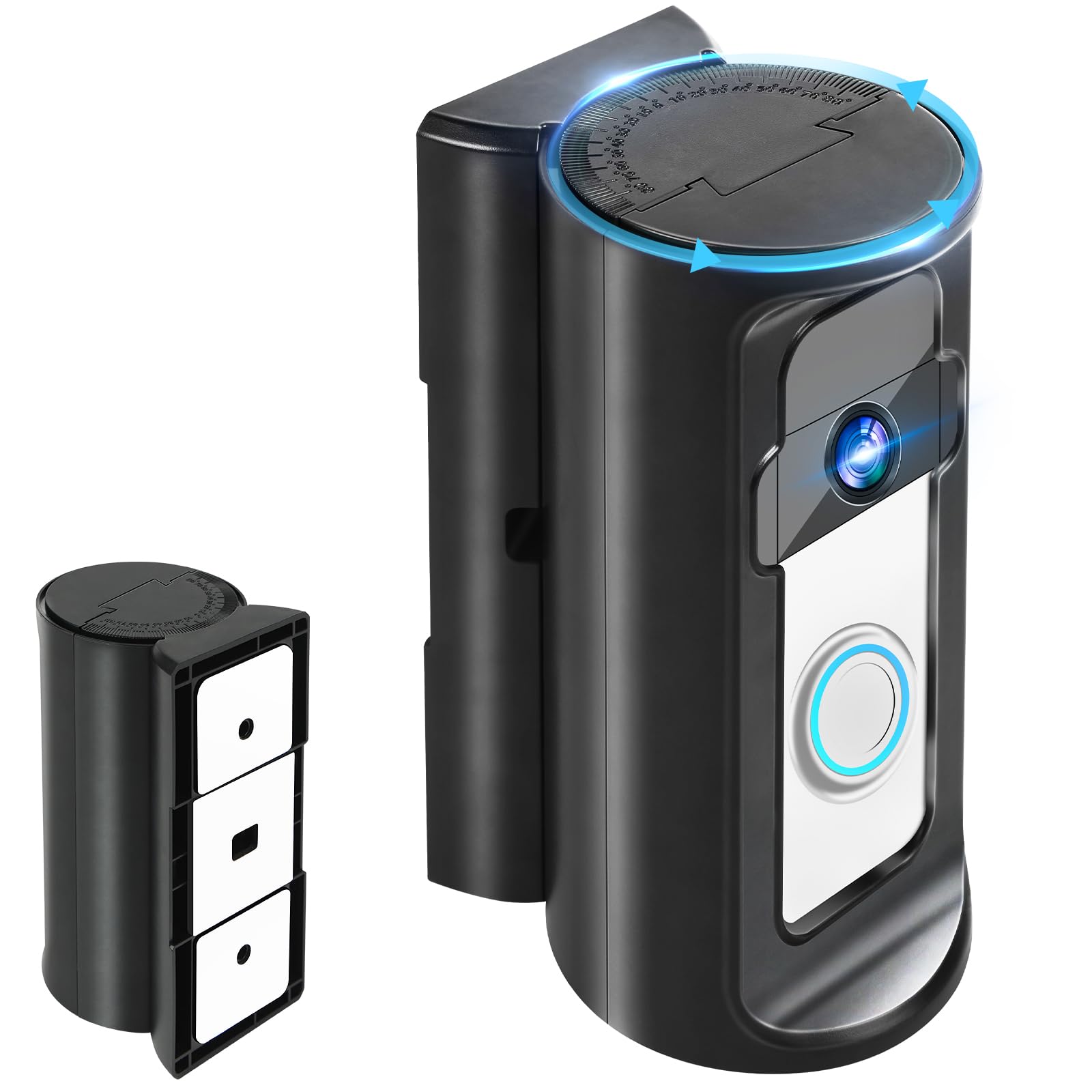 Timbre de la Puerta de Soporte, Video Timbre de la Puerta de Soporte, Timbre de la Esquina Adaptador, Compatible con Video Doorbell Wired Pro2 Plus/3/2/1