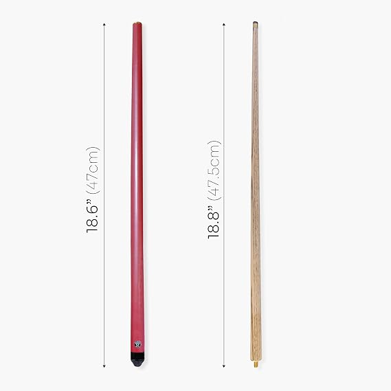 JET JUNIOR 36 inch 2 Piece Centre Joint Kids Ash Snooker Pool Cue - 10mm Tip