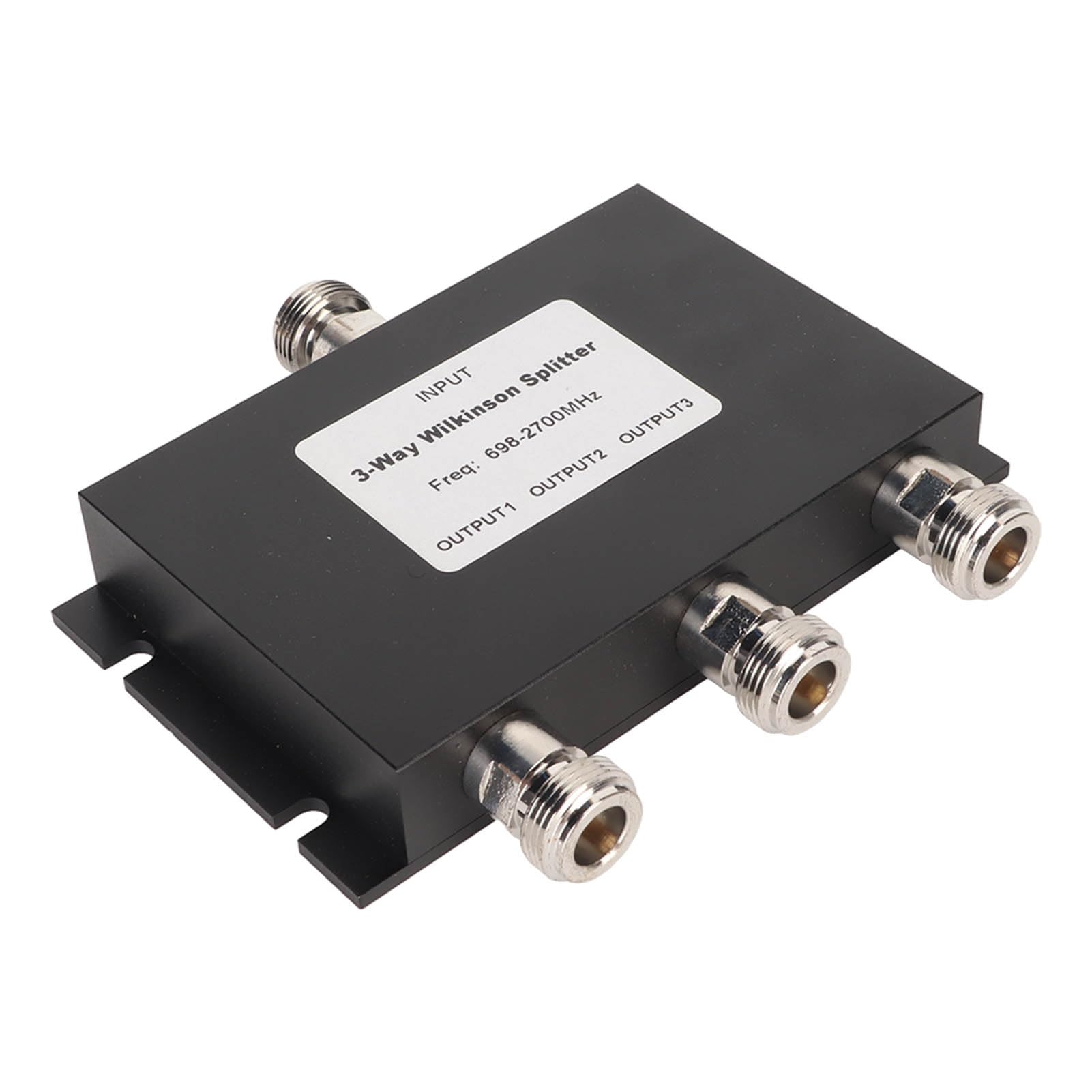 Divisore di Segnale TV a 3 Vie, Divisore di Potenza 698-2700 MHz | Sdoppiatore di potenza a 3 vie, connettori N femmina, 50 W, lega di alluminio, per amplificatore di segnale cellulare