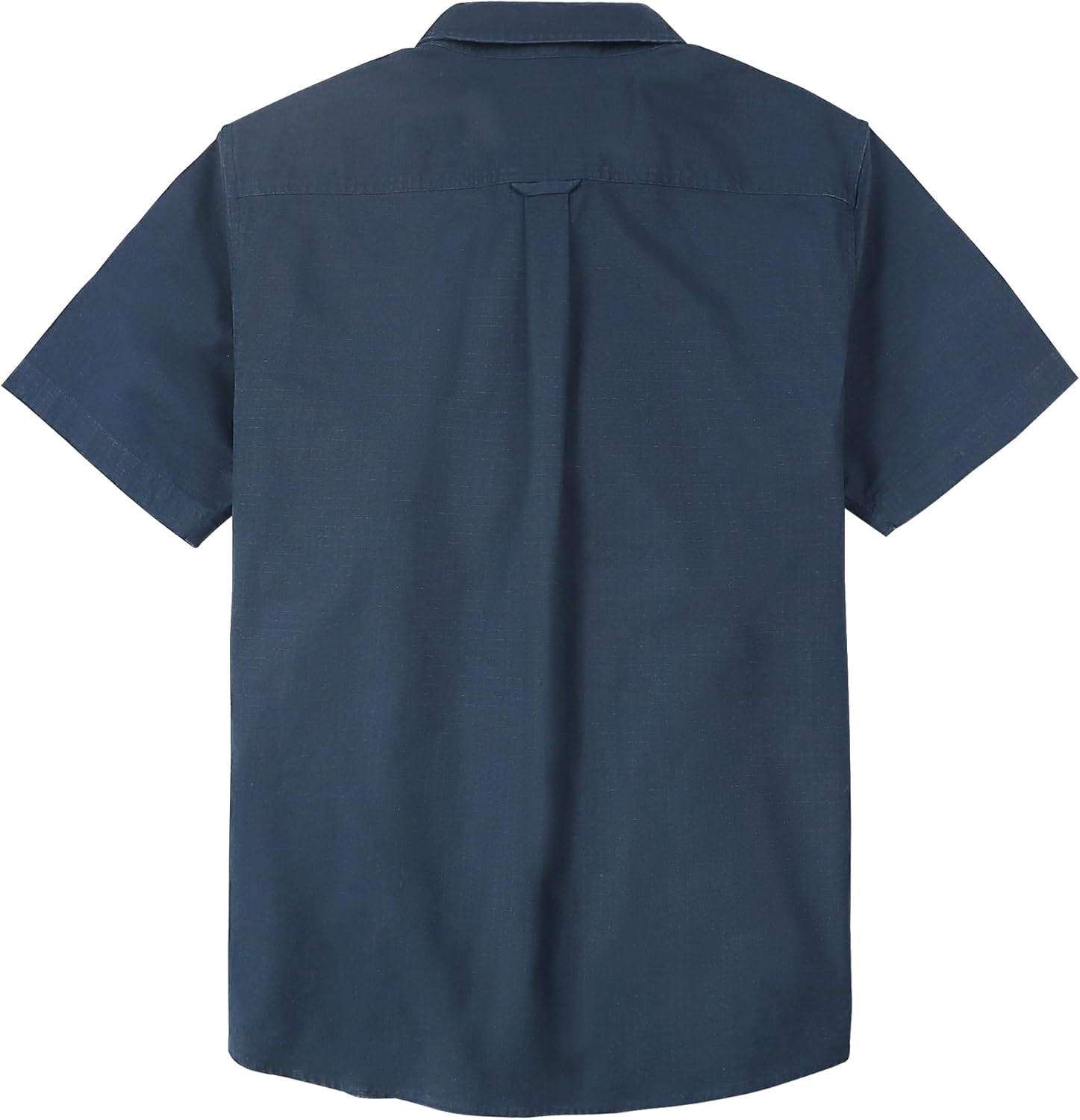 Dubinik® Mens Short Sleeve Button Down Shirts 2 Pocket Work Casual Vintage Cotton with Stretch - Image 2