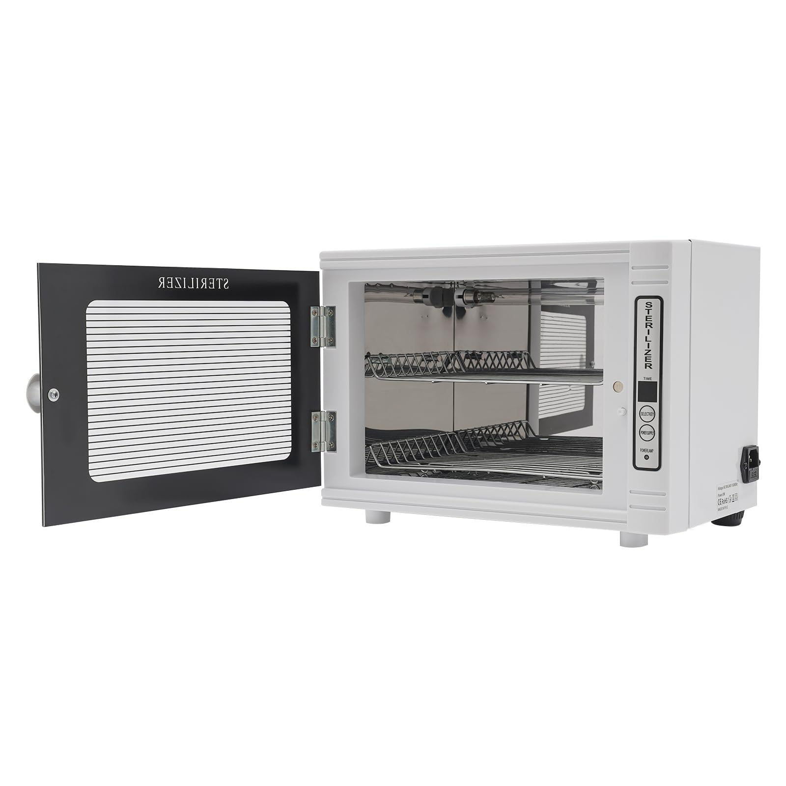 Esterilizador de instrumentos de alta temperatura, potencia 8 W, capacidad de 12 l, temporizador automático de 5 a 60 minutos, para herramientas de uñas, herramientas de belleza, herramientas de