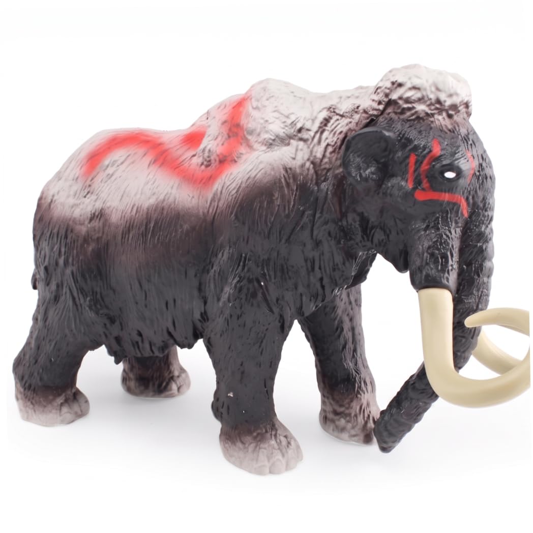 Modello di action figure giocattolo animale preistorico in grigio scuro