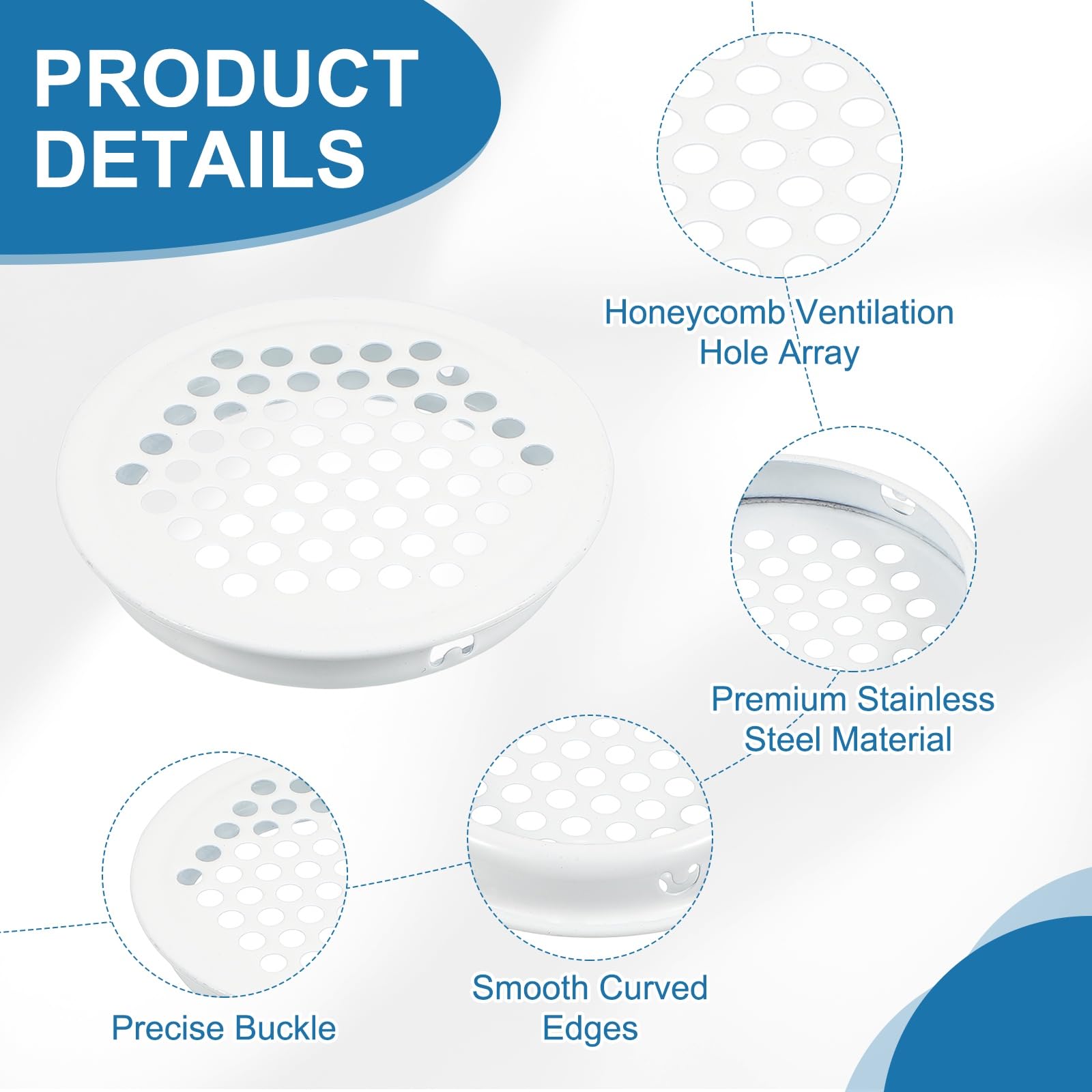 PATIKIL 60 mm Circular Soffit Vent - Image 3