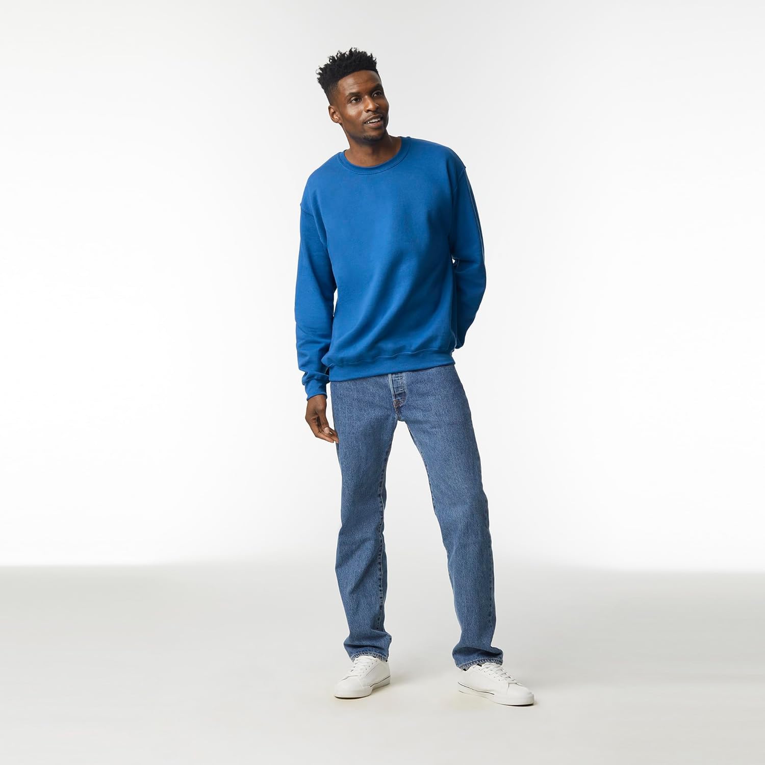 Gildan unisex-adult Fleece Crewneck Sweatshirt, Style G18000, Multipack - Image 3