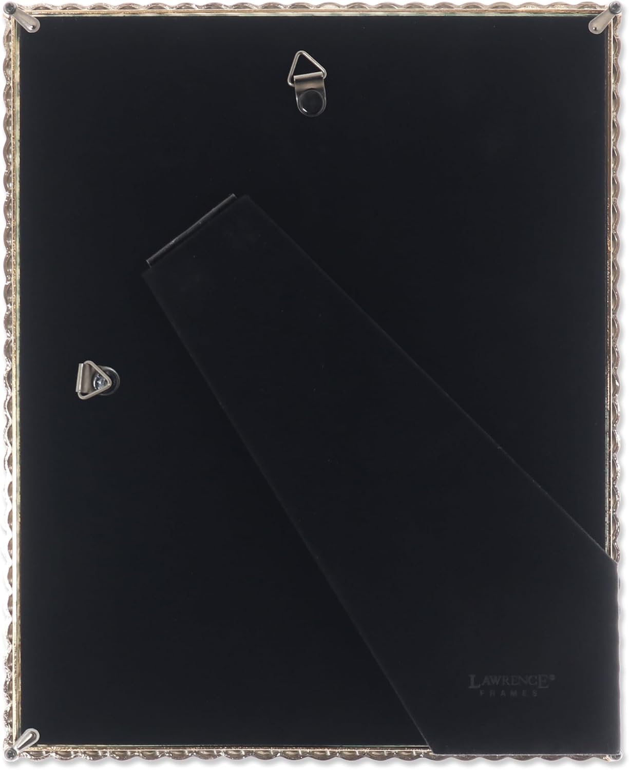 Lawrence Frames Rope Design Metal Frame, 8x10, Matted 5x7, Gold