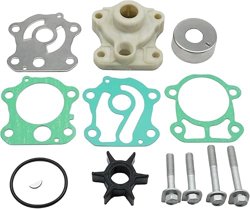 Miniatura 22 de 6N0-W0078 Kit de impulsor de bomba de agua para Yamaha fueraborda 2 tiempos de 6 8 HP 6G1-W0078-00-00 6G1-W0078-A1-00 Sierra 18-3460