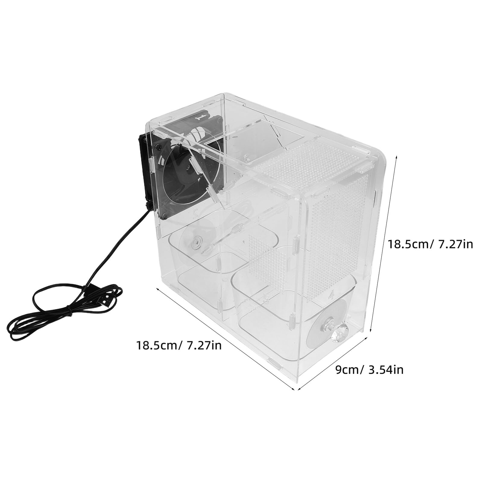 Toyvian Séparateur de Graines pour Oiseaux 1 Set Structure de Vannage