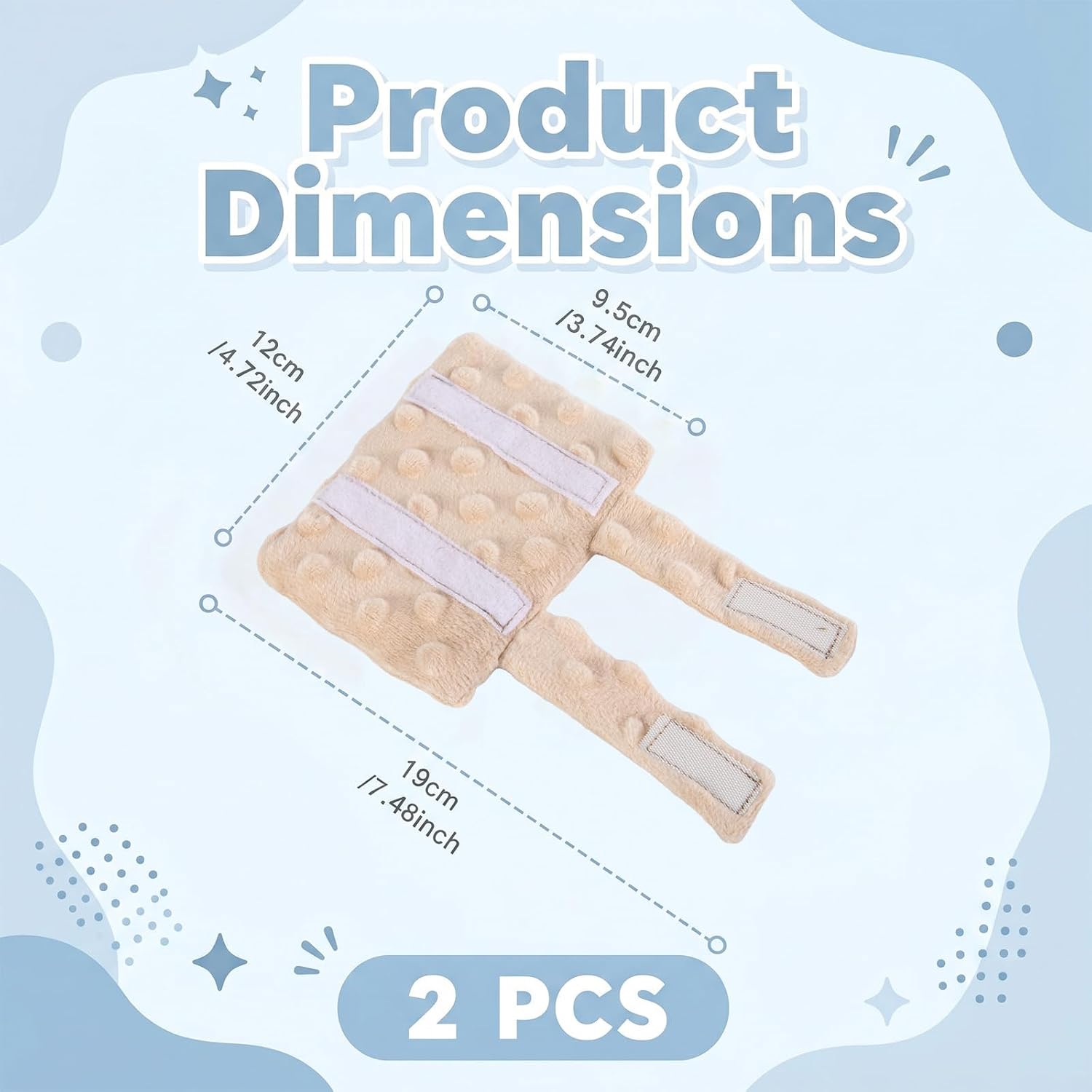 2-Pack Bra Strap Pad Protector for Chest Port, Chemo Ports Pillow, Bra Strap Cushion & Port Protector for Chemo Patients, Pacemaker Protector, Post Surgery Chest Strap Pads, Recovery Comfort (Beige)