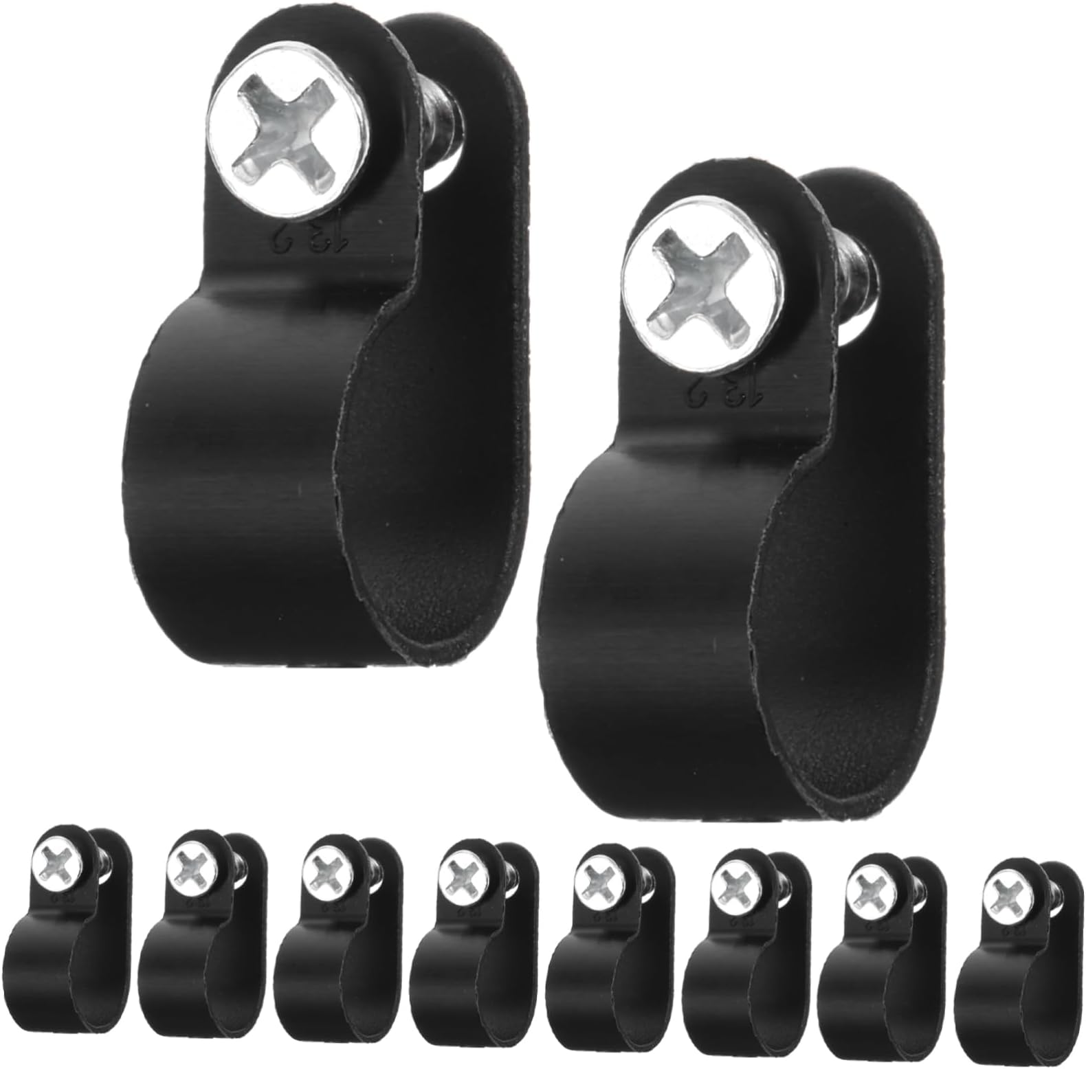 100 Pack Rope Light Clips 1/2 Inch Cable Wire Clamps Christmas Light Clips Cable Management Easy to Install