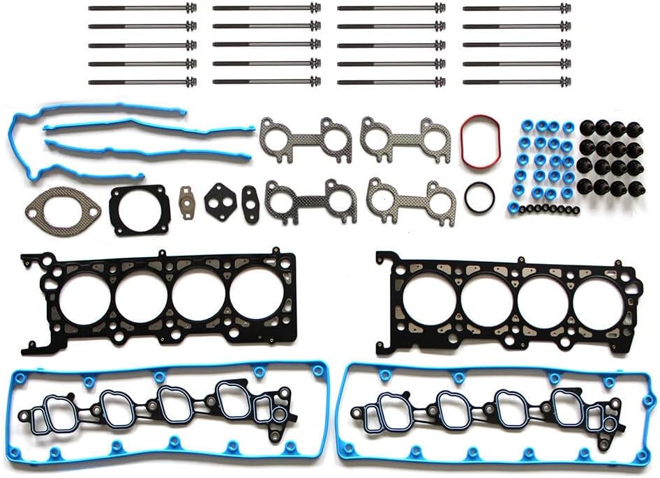 Cylinder Head Gasket Set W/Head Bolts Fit for Ford Crown Victoria 4.6L,for Lincoln Town Car 4.6L,for Mercury Grand Marquis 4.6L Part Number HS9792PT-6,HS34876