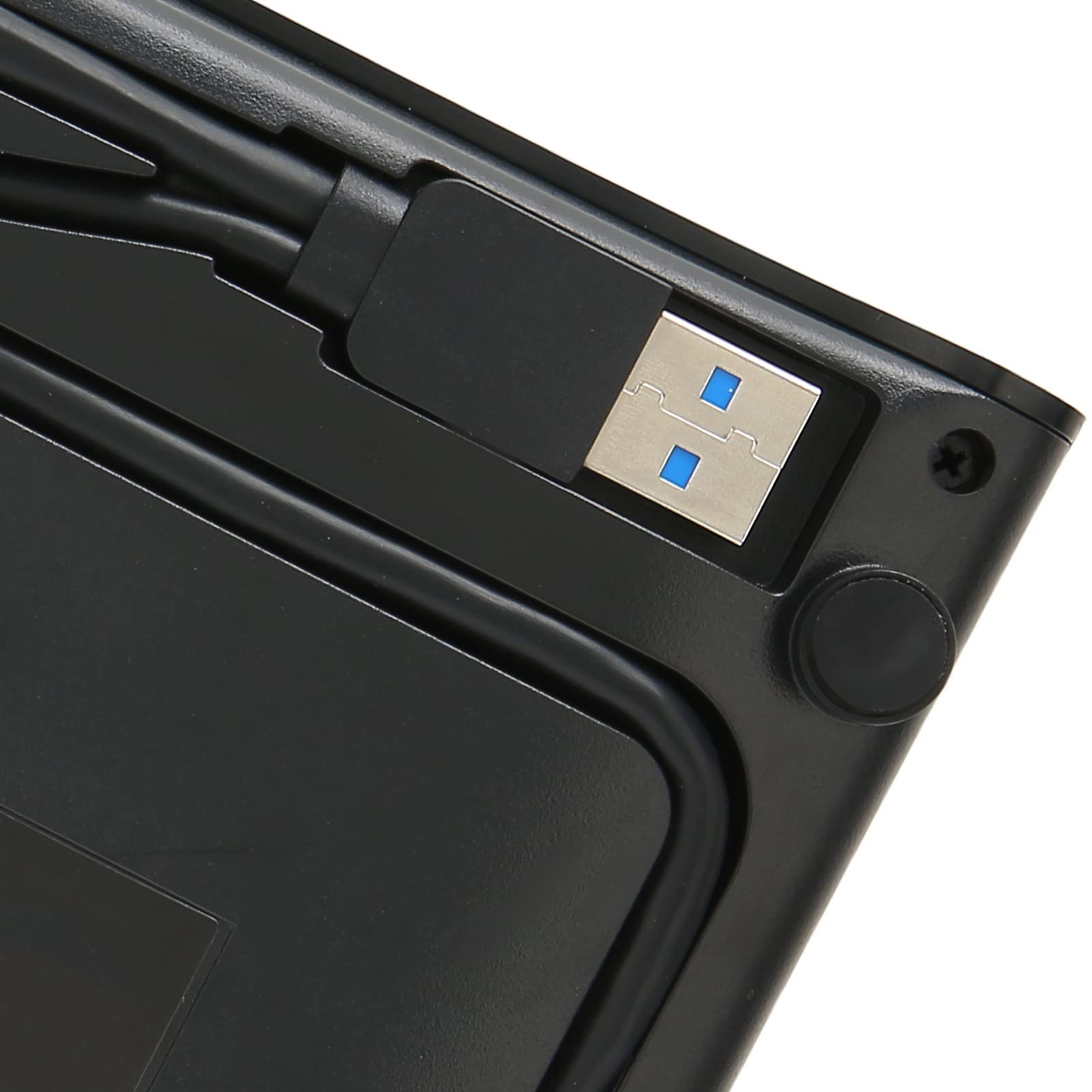 Externes DVD Laufwerk, USB 3.0 und Typ C Dual Ports Low Noise Dos Boot und Systemwiederherstellungsprobleme CD Brenner, Eigenständiger Plug and Play Betrieb für CD DVD für Win10(Blu-Ray-Brennen)