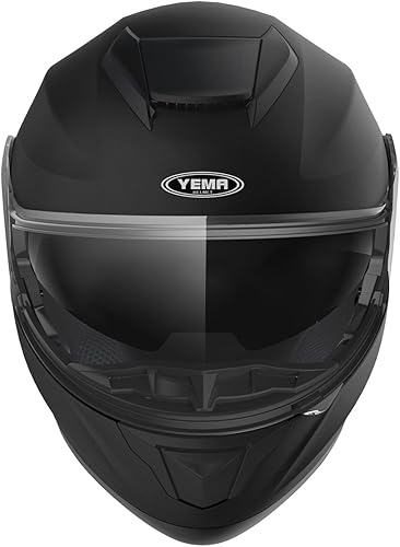 Miniatura 5 de YEMA Helmet Casco modular de cara completa para motocicleta YM-926 ciclomotor DOT Street Racing Crash casco