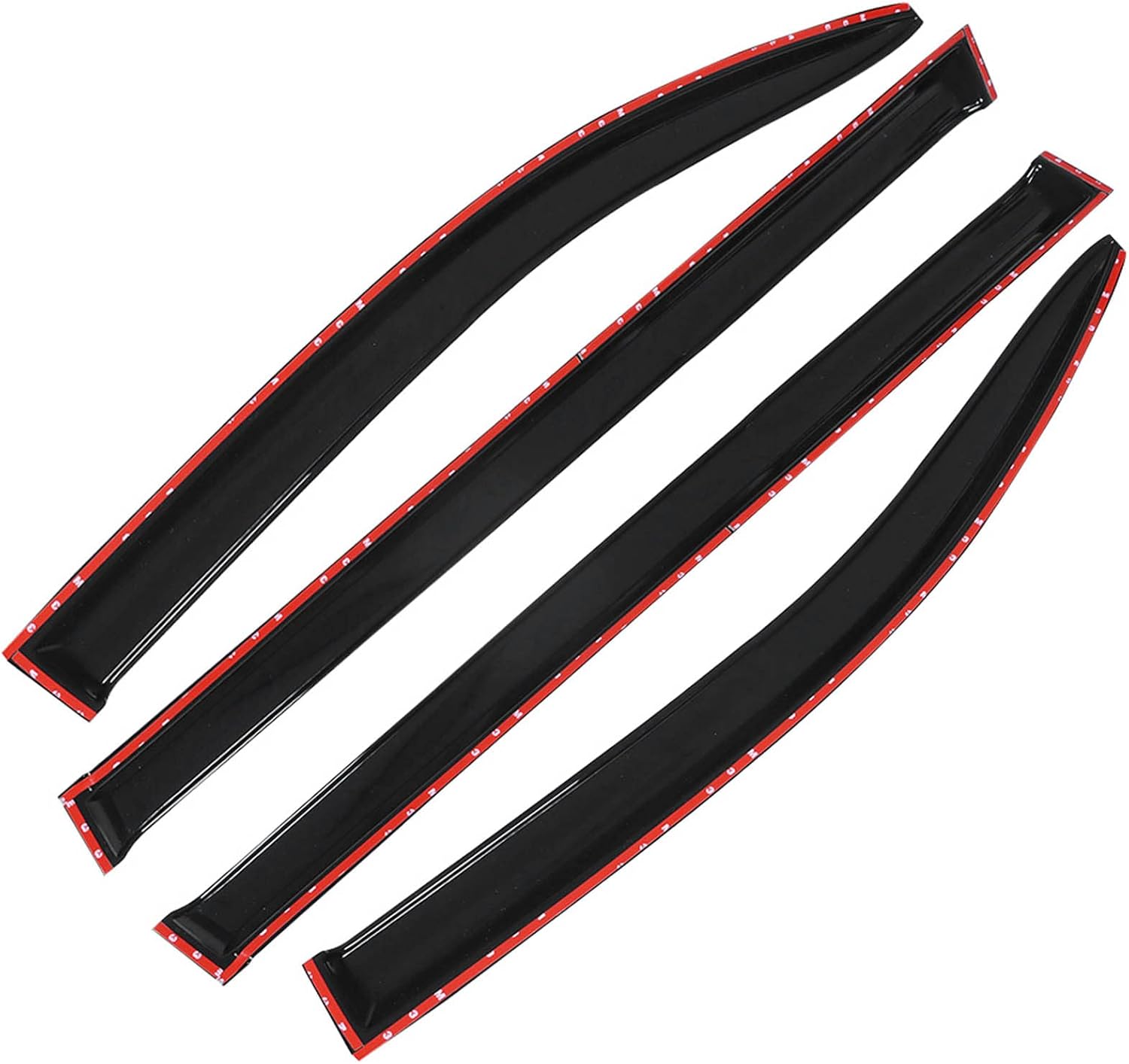 4PCS Window Visor Sun Guard Rain Deflector Vent Shade Replacement for 2011-2020 Sienna