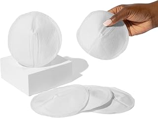 Motif Medical Disposable Nursing Pads: Breathable Adhesive Breast Pads for Leaking Milk, Contoured & Individually Wrapped (60 Pack)