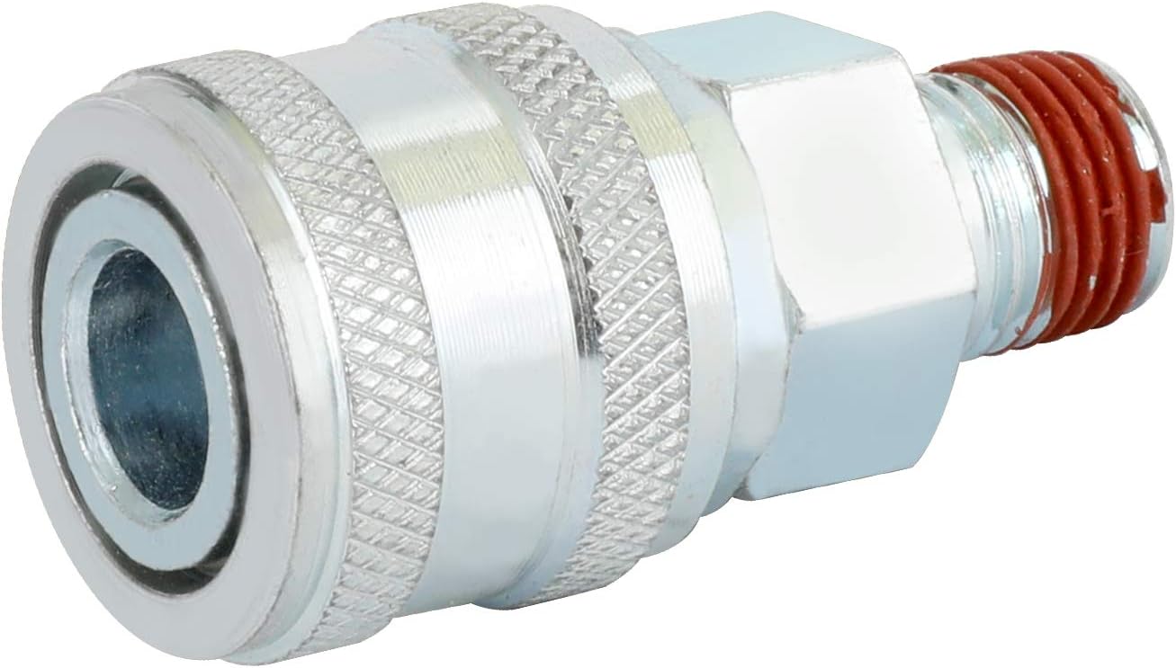 WYNNsky ARO Air Coupler, 1/4 Inch Body Size, 1/4 Inch NPT Male Threads Size, Air Tools Accessories Fitting