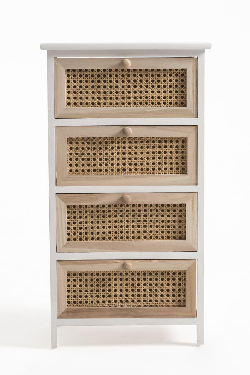 Regalos Miguel - Muebles Auxiliares - Cajonera Ancha Loney 4 Cajones