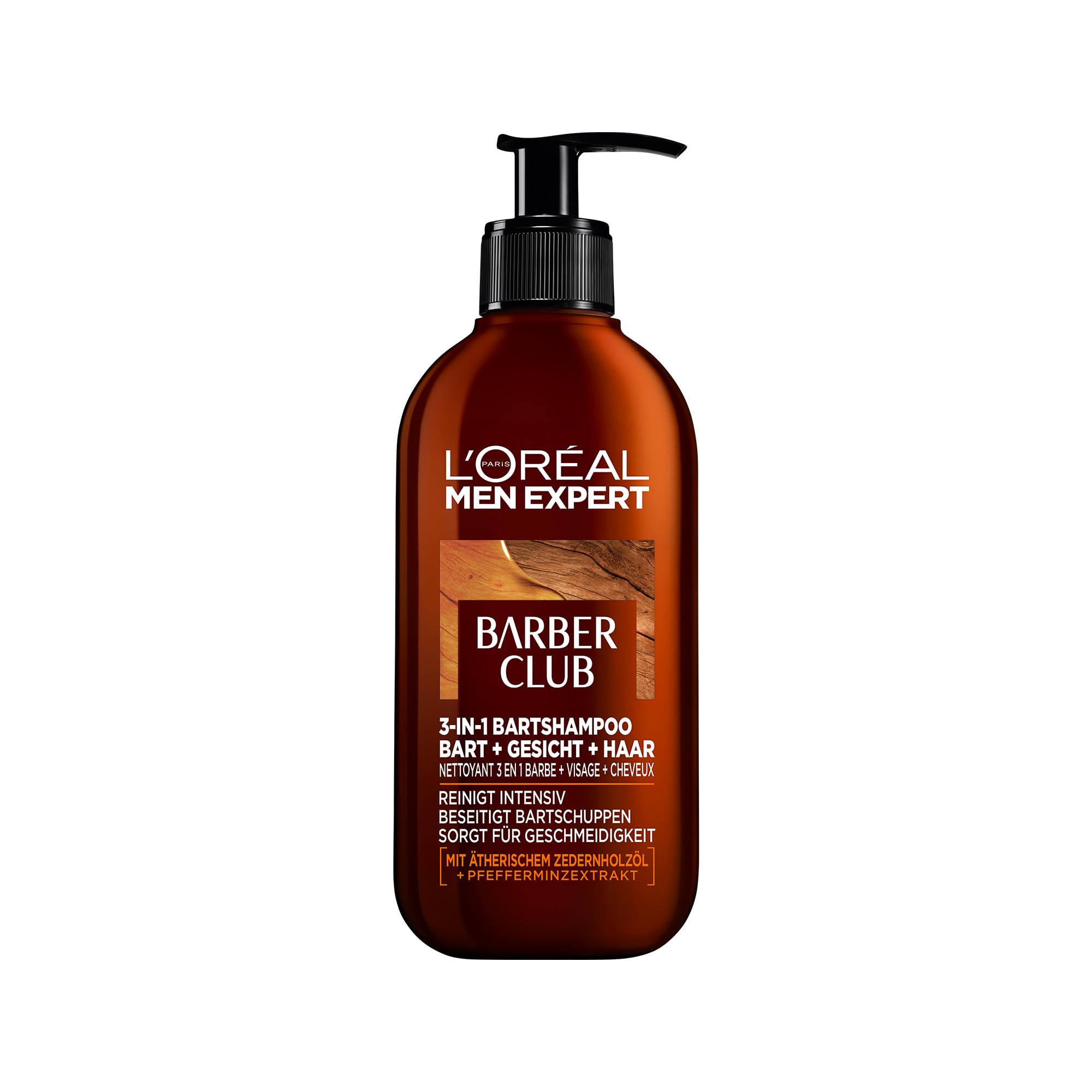 L'Oréal Paris Men Expert Barber Club 3-in-1 Bartshampoo (200 ml)