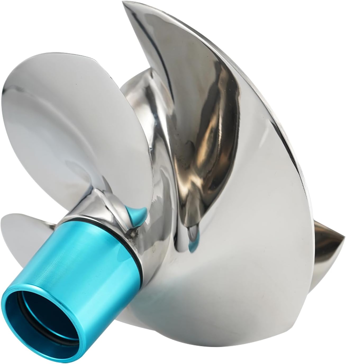 Jet Ski Impeller Kit SXX-CD-13/18,fit Sea-Doo RXP-X 300 RXT-X 300 GTX Limited 300, 161mm 3-Blade Polished Impeller with Wear Ring, Wrench and Seal
