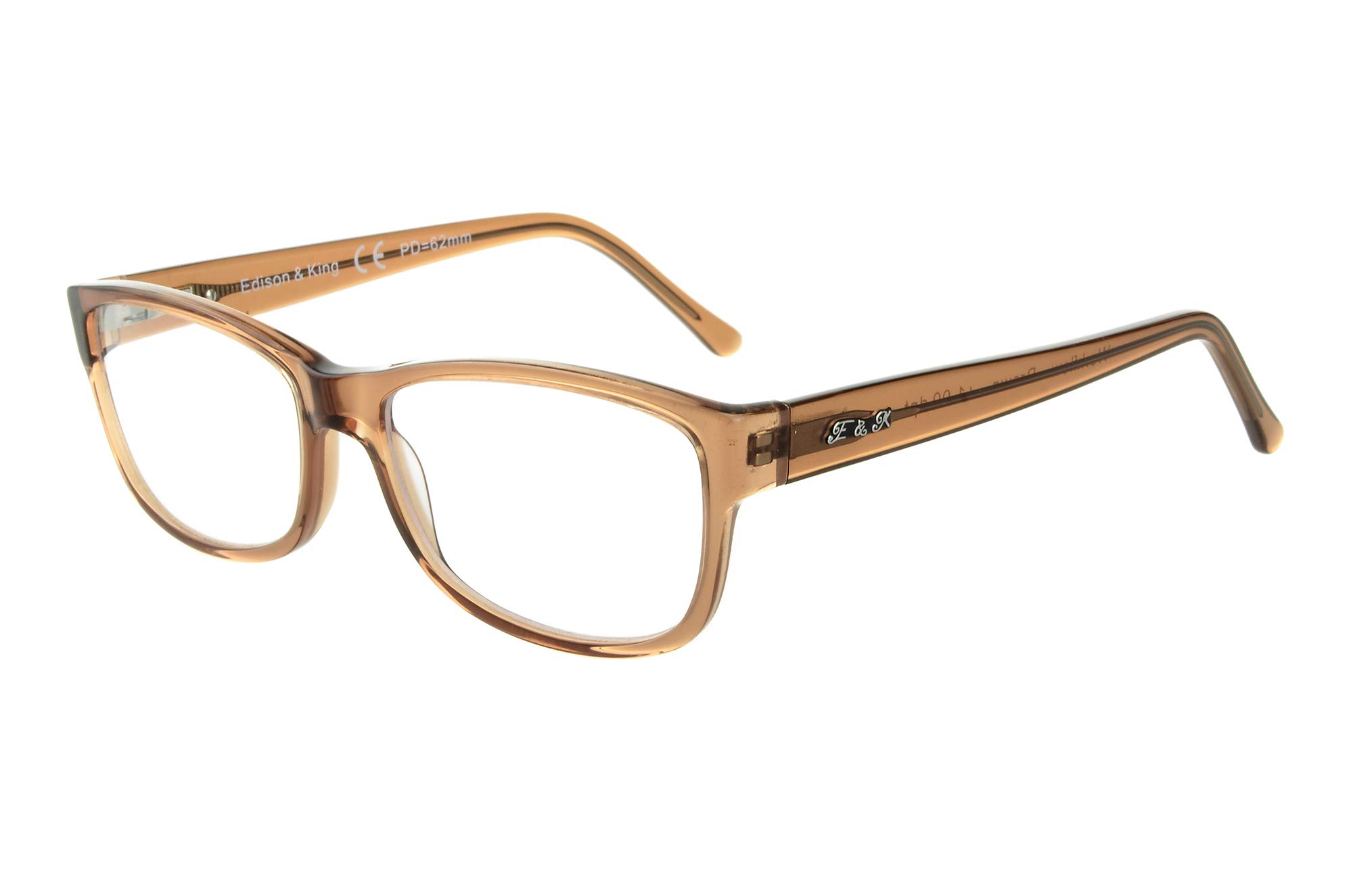 Edison & King « Workflow » Lunettes de Lecture de Bureau avec Verres Premium et Protection Anti-lumière Bleue