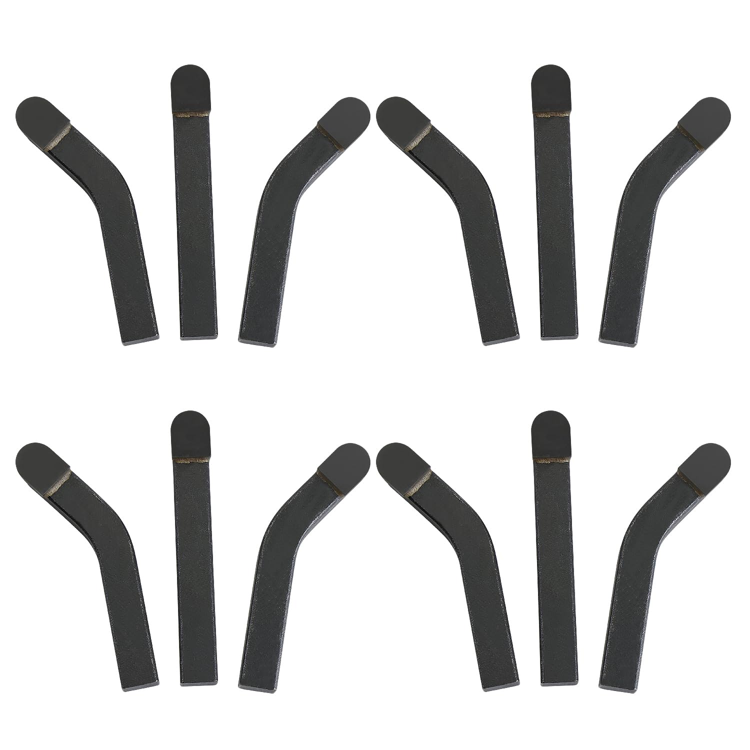 12 Pack 1/2 Inch x 1/2 Inch Stump Grinder Teeth compatible with 500 Series Aftermarket Stump Grinder for Stump Removal