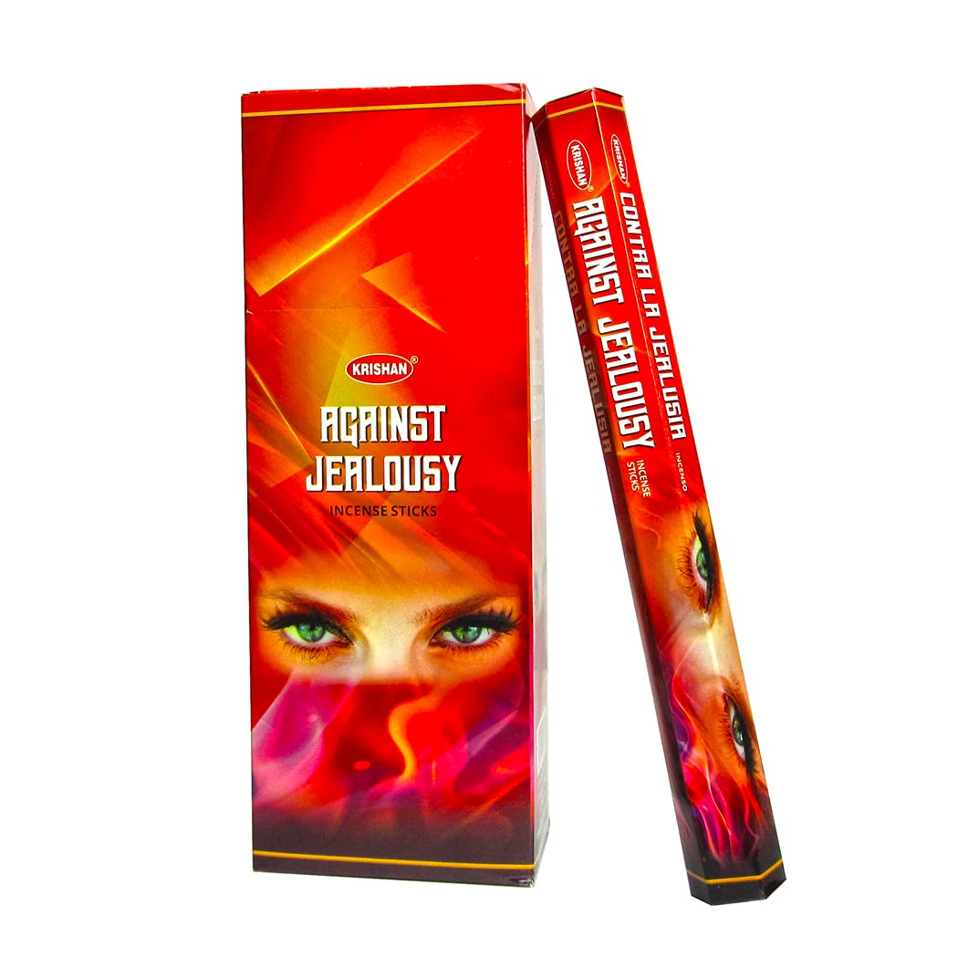 Krishan Incense Stick Against Jealousy Perfume Fragrance 120 Joss Sticks Room Diffuser