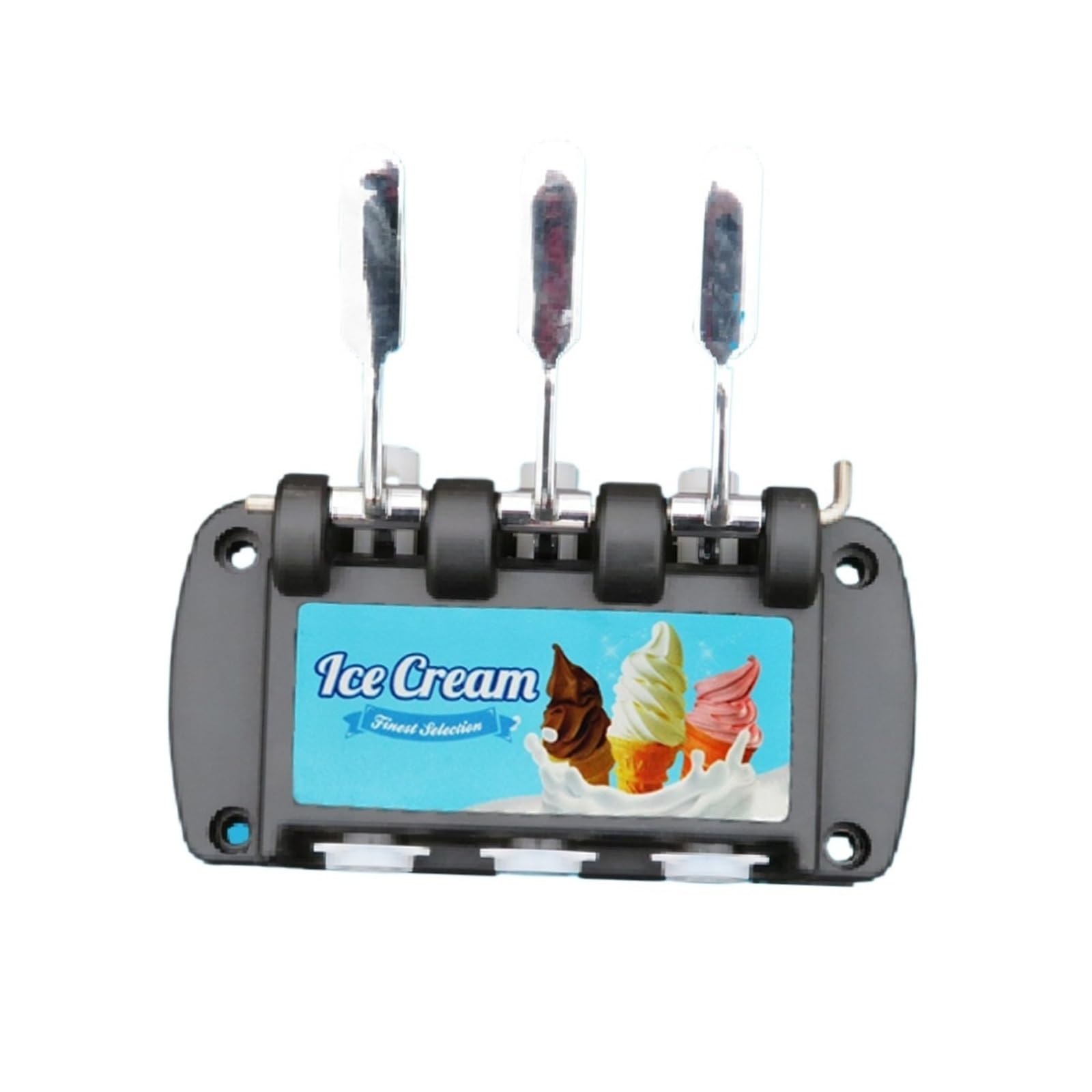 1 Set Front Panel Block Discharge Valve Head Face Plate,Compatible With Soft Ice Cream Makers