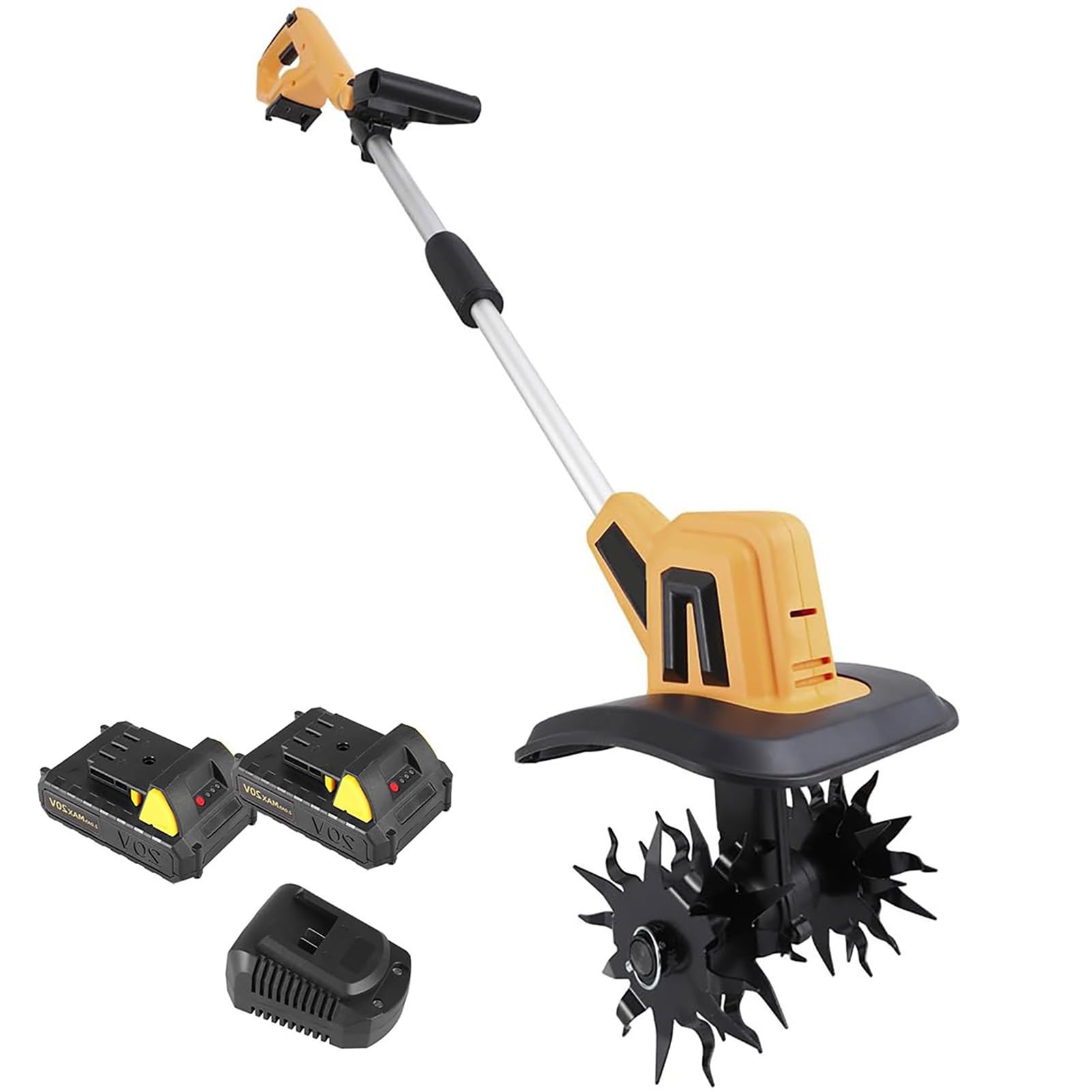 Cultivador eléctrico STWBHW inalámbrico de 22 cm para labranza de jardín