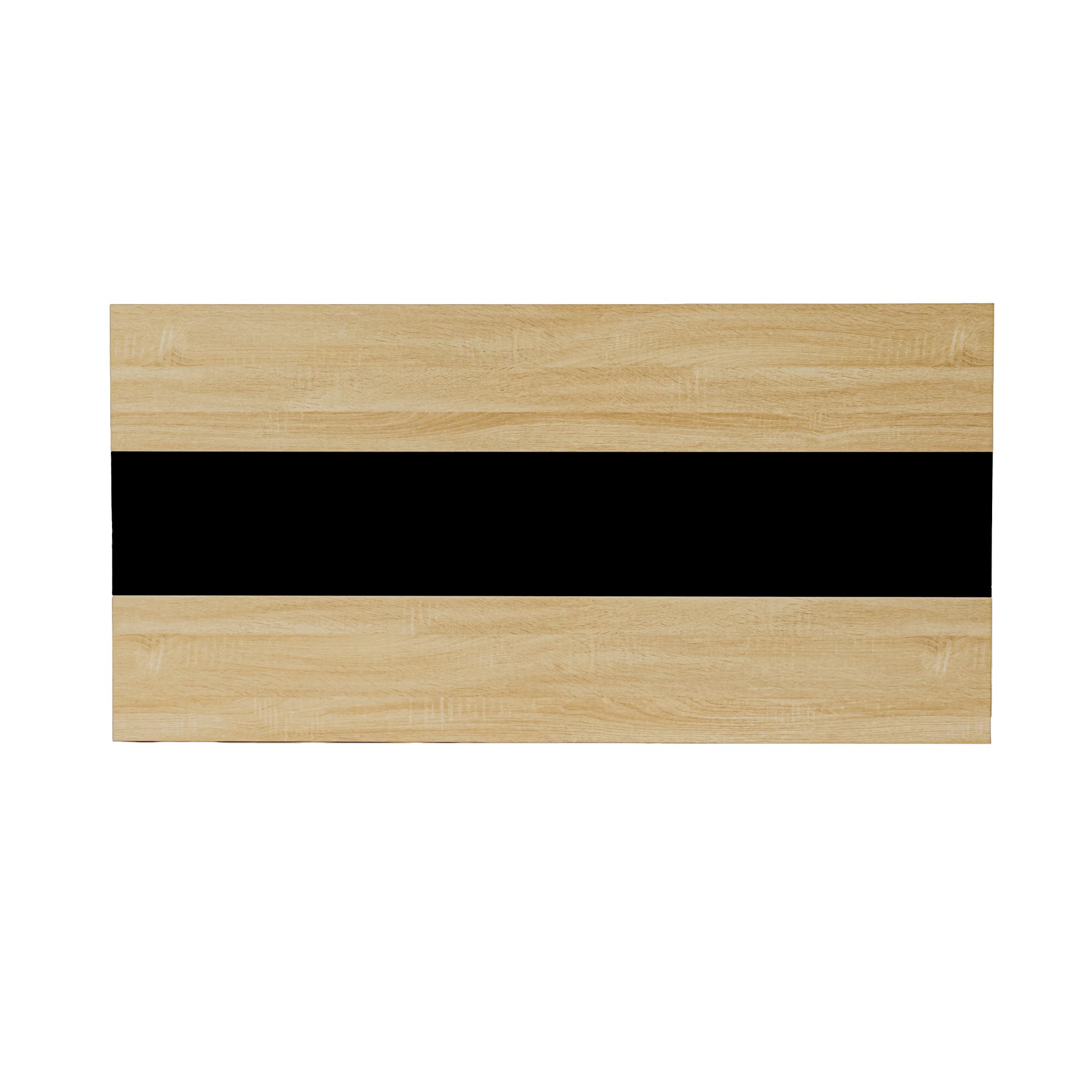 Ensemble de salle à manger rectangulaire en bois avec table 140 x 70 cm et 4 chaises noires pour salon, cuisine ou bureau
