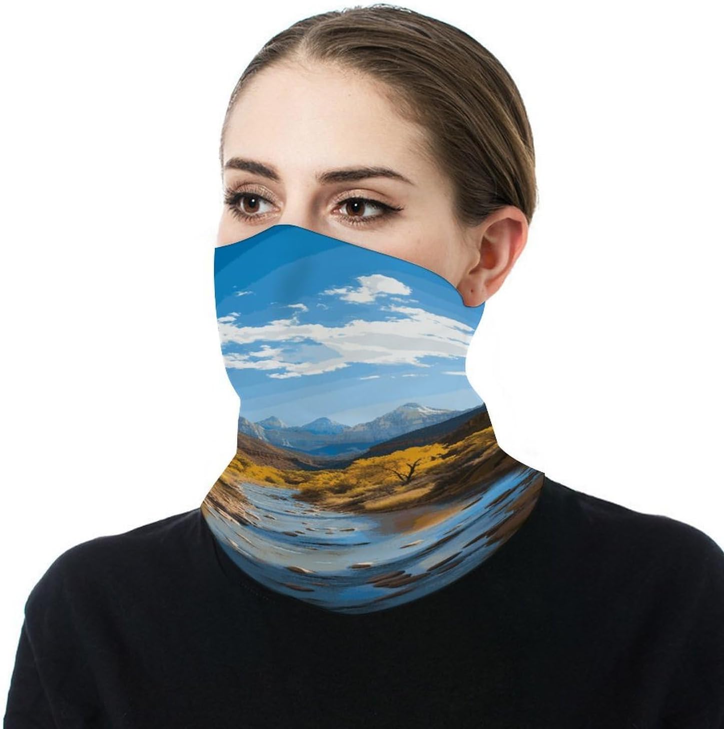 Zion National Park Neck Gaiter Summer UV Protection Cooling Neck Head Wrap Face Mask Bandana
