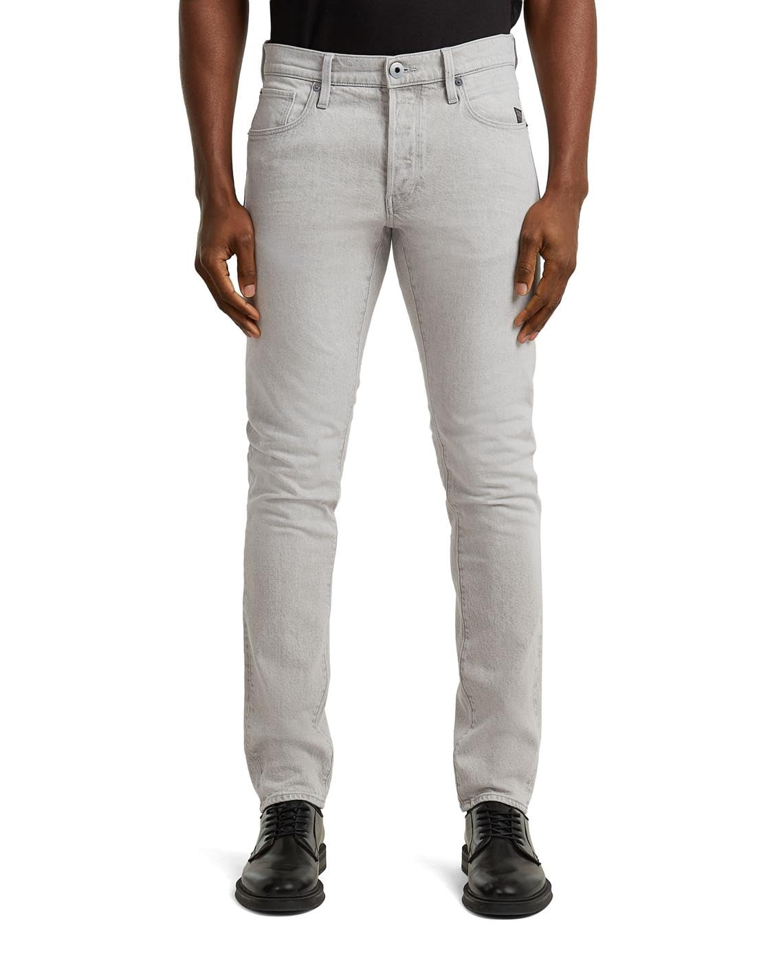 G-Star Men's 3301 Slim Jeans, Colour Gray, Size: Waist 34, Inseam 30