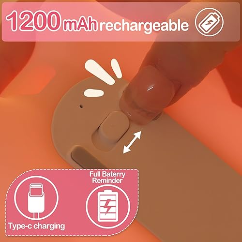 Miniatura 6 de Axolotl - Luz nocturna para niños, recargable y bonita lámpara blanda  de silicona adorable regalo de Navidad para niños  Luz nocturna para