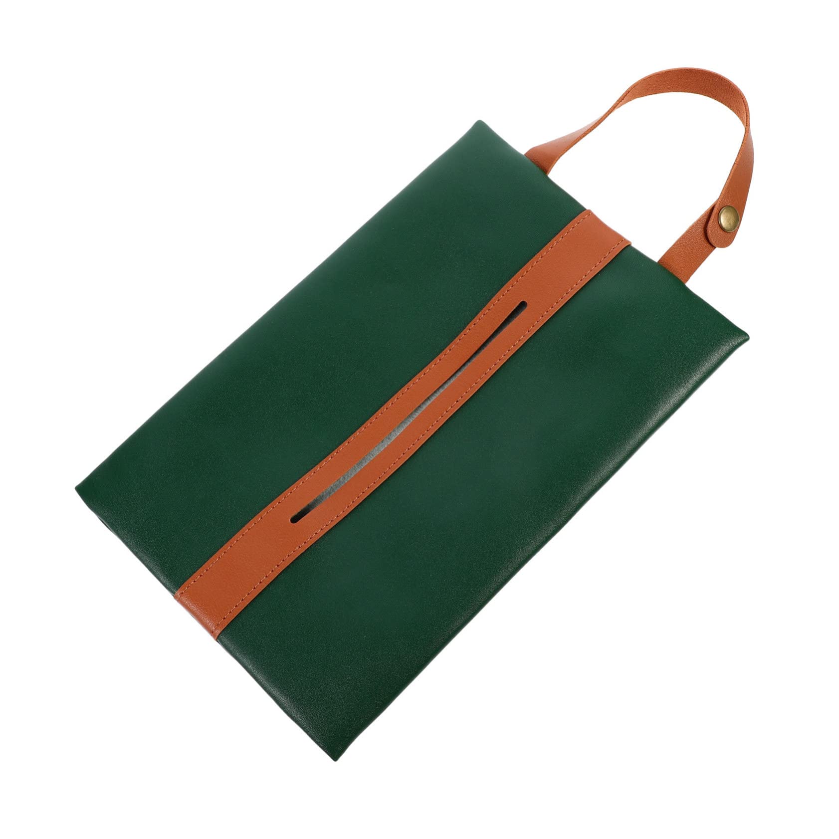 CONGARTENO 1pc Paper Sleeve Outdoor Reusable Wipe Tissue Holder Tissues Practical Covers for Napkin Container Tissue Organizer Tissue Sleeve Household Napkin Pouch Nylon Dark Green