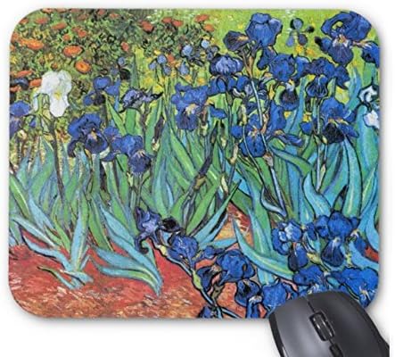 Amazon Co Jp フィンセント ファン ゴッホ アイリス のマウスパッド フォトパッド 世界の名画シリーズ パソコン 周辺機器