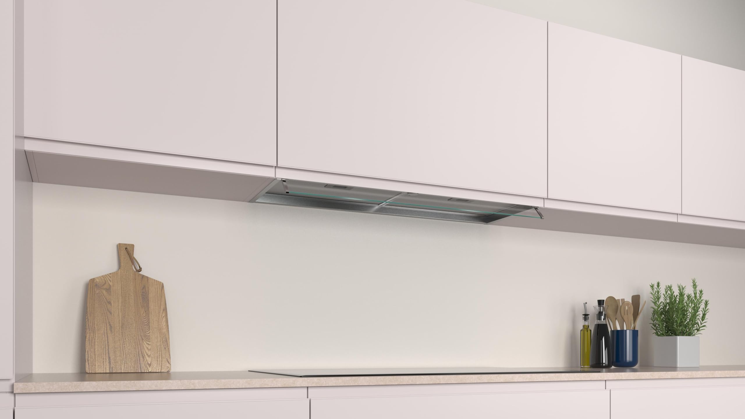 Balay – Campana Extractora Decorativa Integrable, 90 cm de ancho, 3 potencias de extracción, Instalación en Salida de Humos o Recirculación, Acero Inoxidable, 3BD896MX