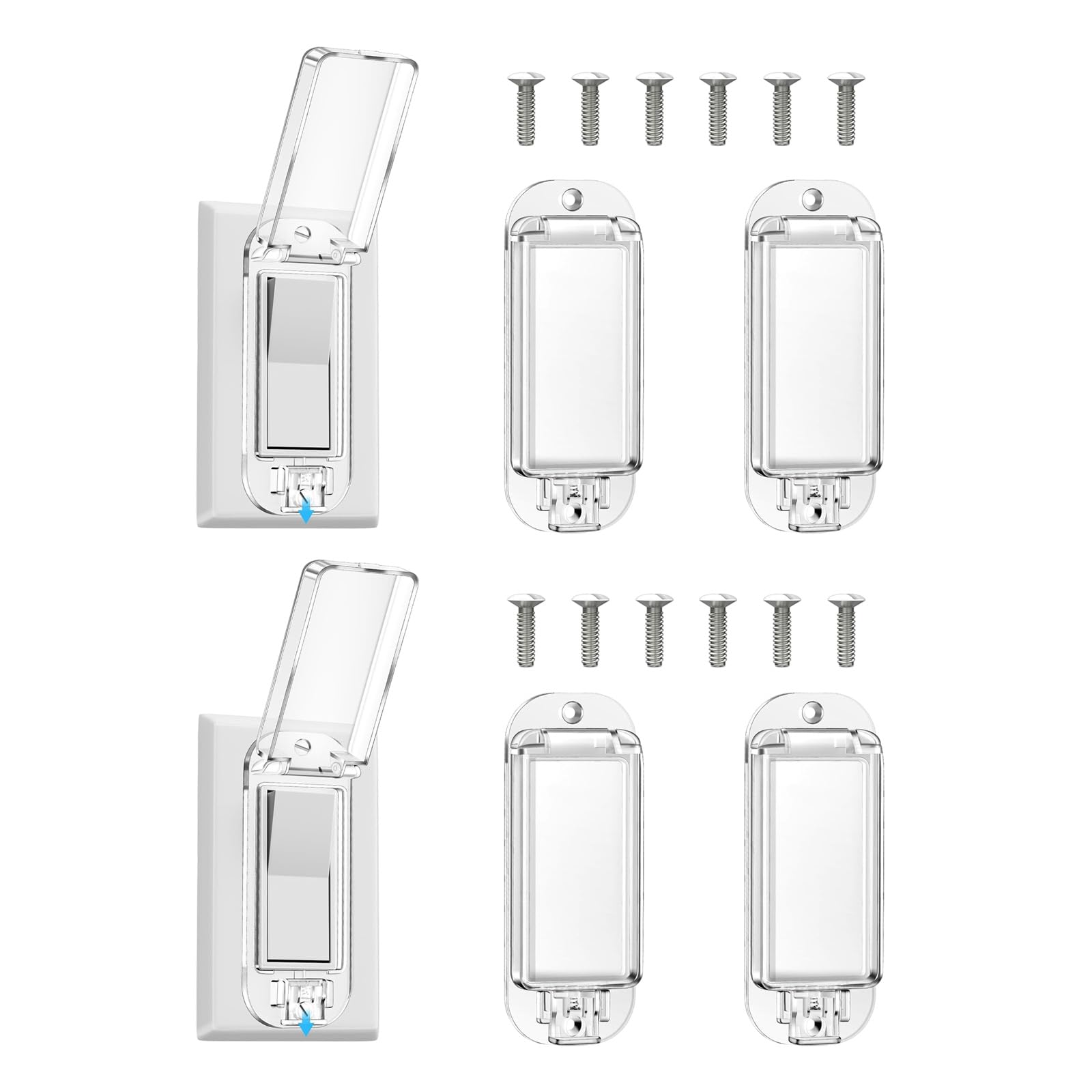 Limtula Switches Cover Protector for Light Dustproof Childproof Guard Easy Installation Dustproof Protector
