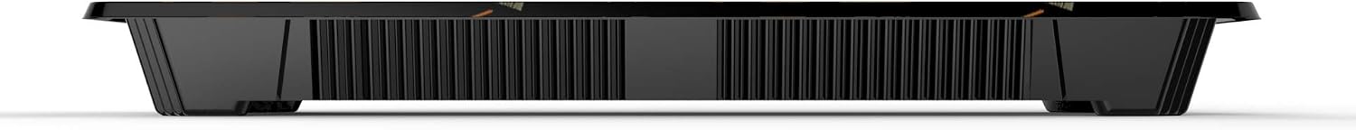 2# Sushi Container Sushi Tray Sushi Plate 9x3.5-Inch Take Out Tray with Clear Lid 400 Sets 2#