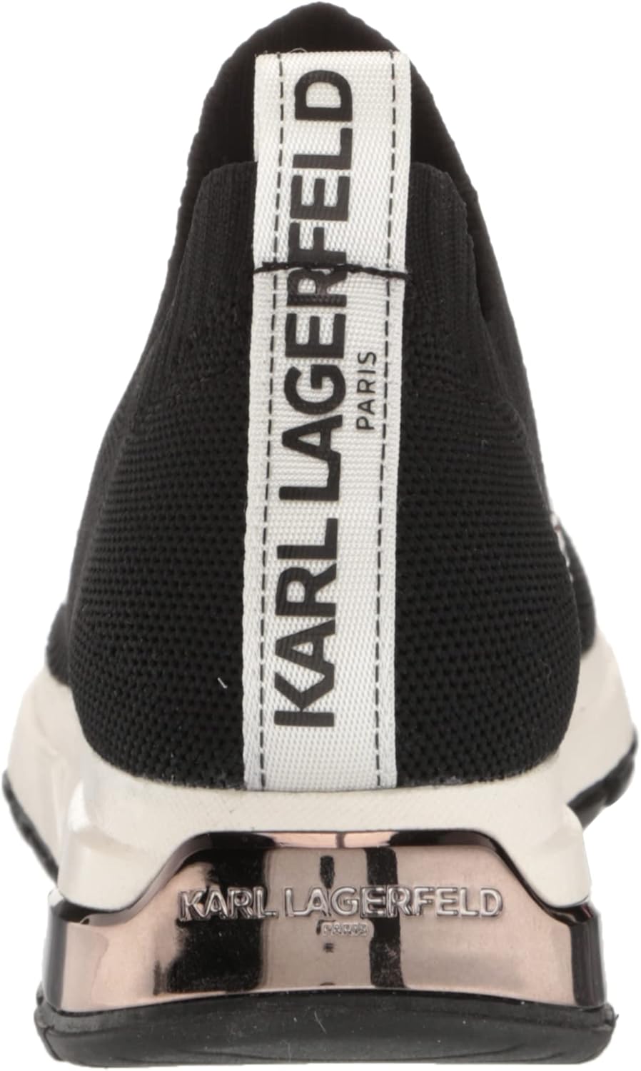 KARL LAGERFELD Paris Womens Footwear Sneaker,Black,6.5