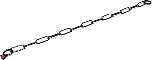 Miniatura 4 de Herm Sprenger - Collar de entrenamiento para perros de acero inoxidable de eslabones largos de eslabones largos | Cadena antideslizante para perros