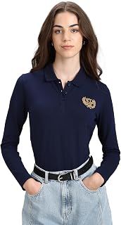 U.S. Polo ASSN. Women's Cotton Slim Fit T-Shirt Price In India