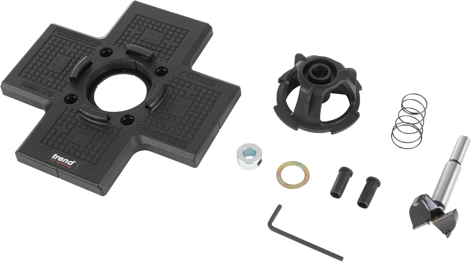 Trend 1-3/8 Inch Concealed Cabinet Hinge Jig, Quick & Easy Installation of Concealed Cabinet Hinges, CAB/JIG/B