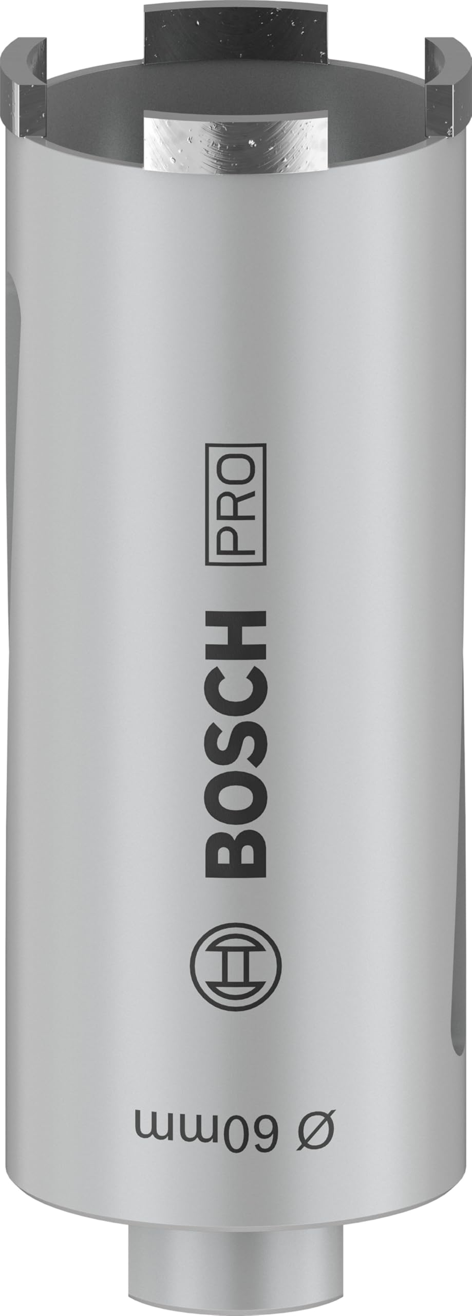 Bosch Silver 1X Pro Multi Material Dry Diamond Core Cutters For G 1/2-Inch And Diamond Drills (For Lime And Sand Bricks, Brick, Ø 60 Mm, Professional Accessory Diamond Drill)